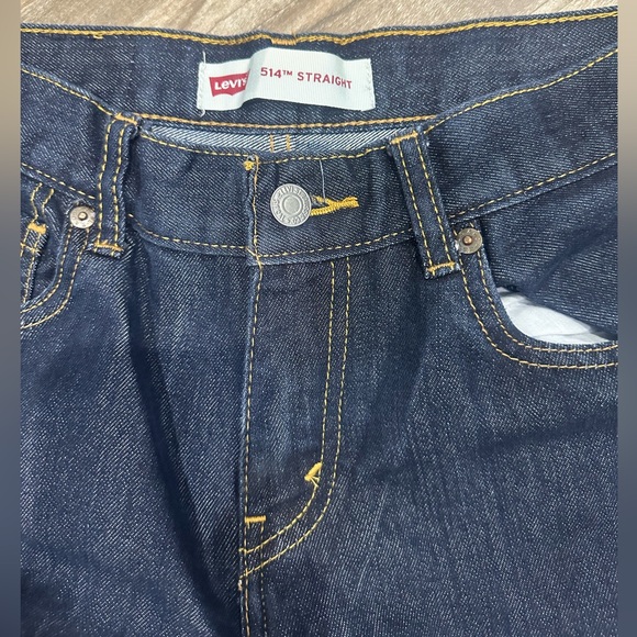 Levi’s boys jeans size 14 reg Levi’s jeans 514 straight 27w 27L - Picture 3 of 4